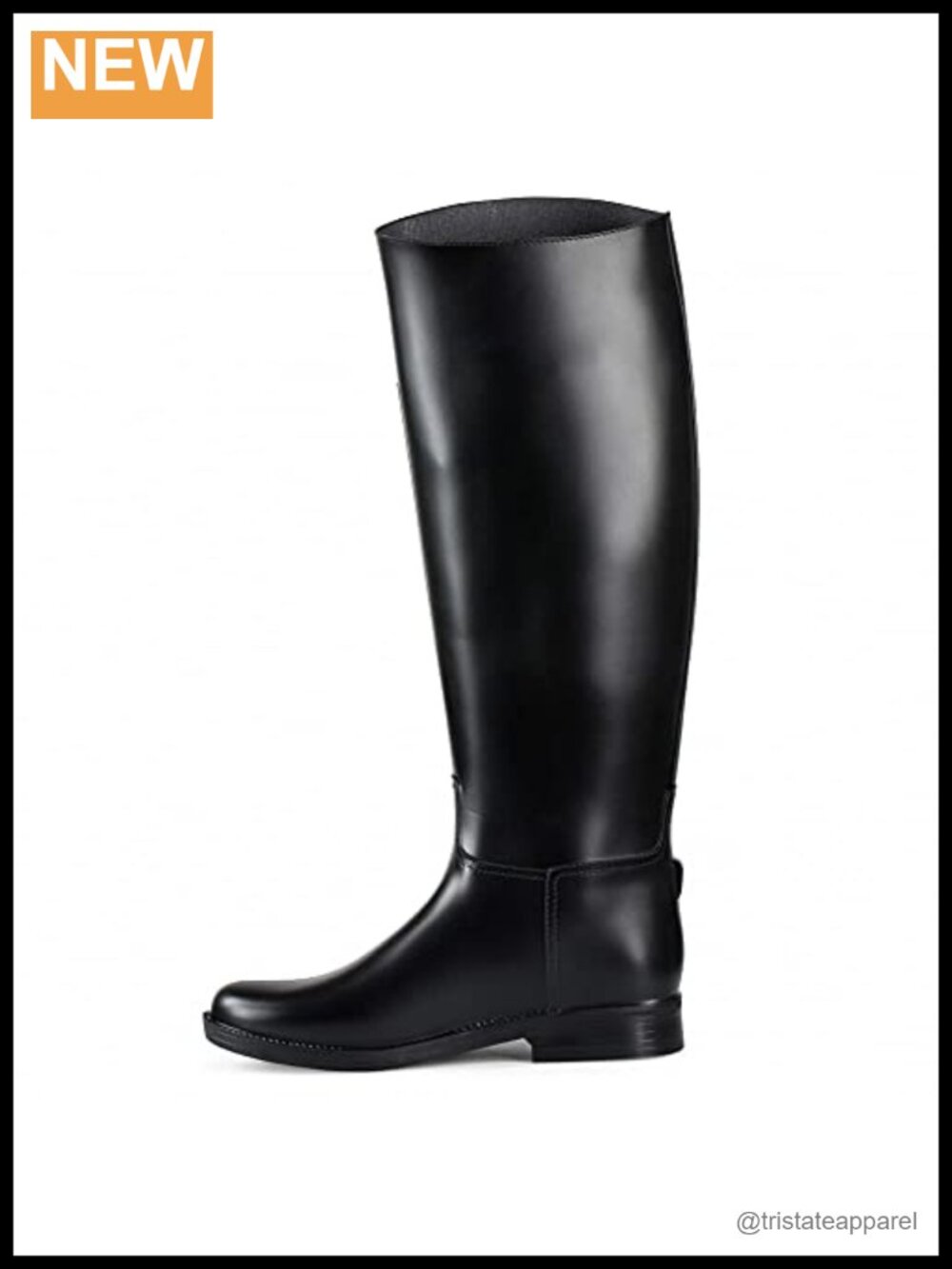 Unisex Equestrian Tall Riding Boots for Women Men Kids Rubber Dress Boots